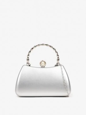 Srebrna Torebka Typu Kopertówka z Ozdobną Rączką Fesiria caely