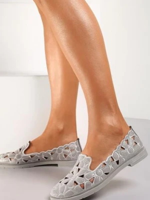 Srebrne Balerinki Acanophe