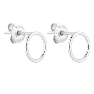 Srebrne kolczyki obręcze SOTHO
