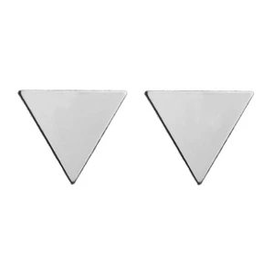 Srebrne kolczyki pełne trójkąty SOTHO