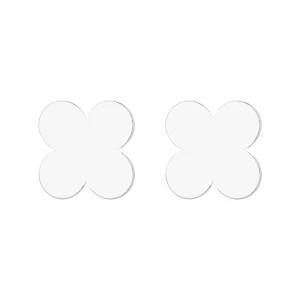 Srebrne kolczyki z rozetkami SOTHO