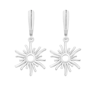 Srebrne kolczyki ze słoneczkami SOTHO