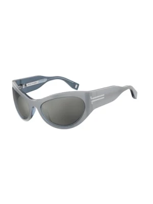 Srebrne lustrzane okulary przeciwsłoneczne MJ 1087/S Marc Jacobs