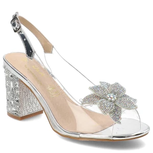 Zdjęcie produktu Srebrne Sandały S.Barski Eleganckie Obuwie Damskie