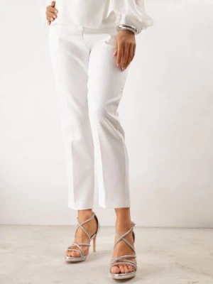 Srebrne Sandały VICES na Szpilce z Cyrkoniowymi Paskami Bornome