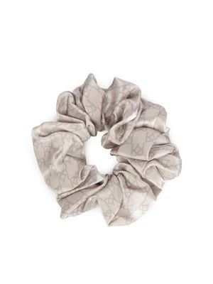 Srebrne scrunchie do stylizacji włosów Kazar