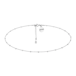 Srebrny choker z kuleczkami SOTHO