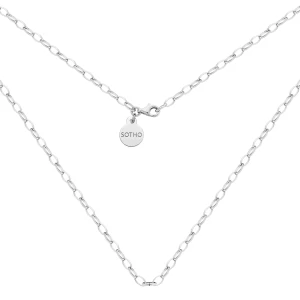 Srebrny masywny naszyjnik SOTHO