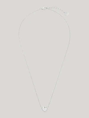 Srebrny naszyjnik-kolia z wisiorkiem w kształcie serca Joop