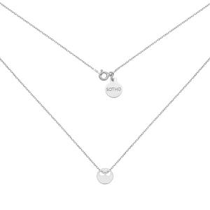 Srebrny naszyjnik z karmą : Długość - 40 cm SOTHO