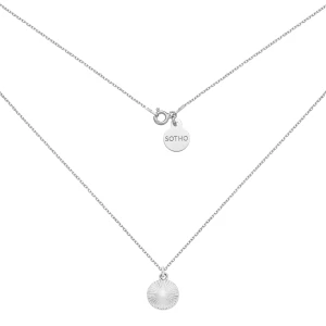 Srebrny naszyjnik z kółeczkiem : Długość - 45cm SOTHO