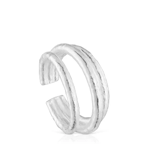 Srebrny Otwarty Pierścionek Duna - Tous Rozmiar