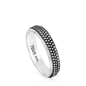 Srebrny Pierścionek 4 Mm Tous Man - Tous Rozmiar