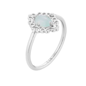 Srebrny pierścionek z agatem : pierścionki - 17 SOTHO