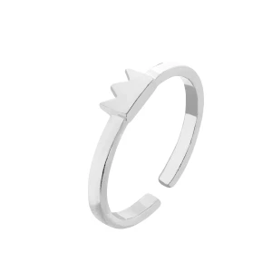 Srebrny pierścionek z koroną SOTHO