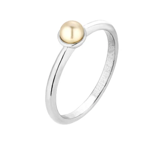Srebrny pierścionek z perłą Preciosa : pierścionki - 18 SOTHO