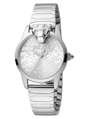 Srebrny Zegarek Damski Klasyczny Just Cavalli