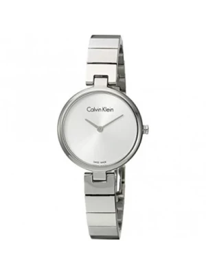 Srebrny Zegarek Kwarcowy - Stylowy i Wytrzymały Calvin Klein