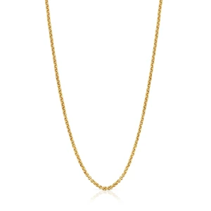 Średni Łańcuszek Ze Srebra Pokrytego 18-Karatowym Złotem, Z Kulkami, O Długości 50 Cm Tous Chain - Tous Rozmiar