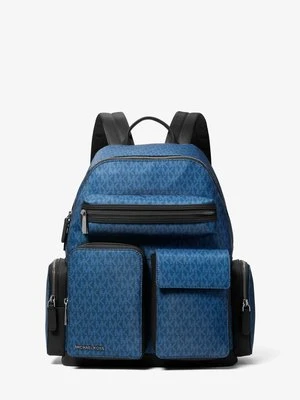 Średni plecak cargo Brooklyn z nadrukiem w charakterystyczne logo Michael Kors Mens