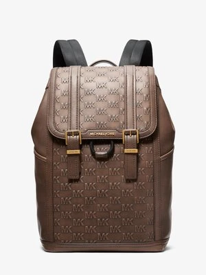 Zdjęcie produktu Średni plecak Colby polerowanej skóry z wytłoczonym logo Michael Kors CZEKOLADOWY (Brązowy)