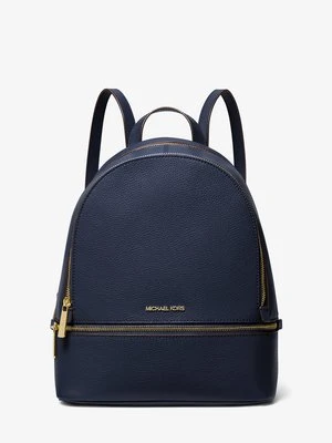 Średni plecak Rhea ze skóry groszkowej Michael Kors Outlet