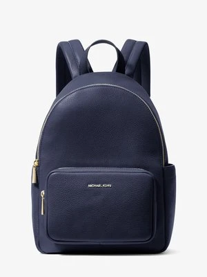 Średni plecak Tanner ze skóry groszkowej MICHAEL Michael Kors