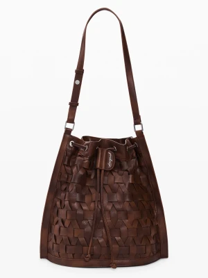 Średni plecak worek pleciony Desigual