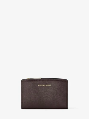 Średni portfel Bryant z nubuku Michael Kors CZEKOLADOWY (Brązowy)