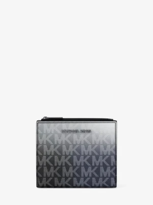 Średni portfel Cooper z charakterystycznym logo i efektem cieniowania Michael Kors