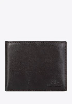 Średni portfel męski ze skóry brązowy Wittchen