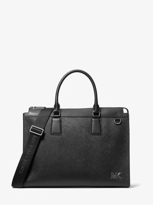 Średnia aktówka Edison z odpornej na zarysowania skóry Michael Kors Mens