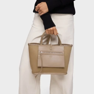 Średnia Beżowa Dwustronna Torba Z Rączkami Tous Double Way Bear - Tous