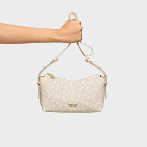 Średnia Beżowa Torebka Przez Ramię Kaos Mini Lines - Tous