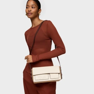 Średnia Beżowo-Brązowa Torebka Przez Ramię Tous Back To Basics - Tous