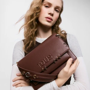 Średnia Brązowa Torebka Przez Ramię Tous Audree Earrings - Tous