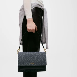 Średnia Ciemnoszara Torebka Przez Ramię Kaos Mini Lines Audree - Tous