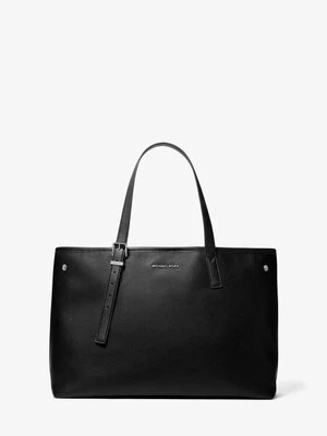 Średnia codzienna torba tote Hudson ze skóry groszkowej Michael Kors Mens