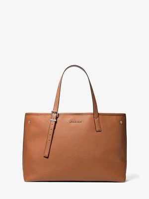 Średnia codzienna torba tote Hudson ze skóry groszkowej Michael Kors Mens