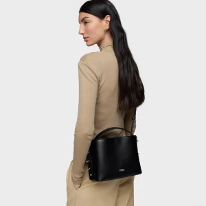 Średnia Czarna Torebka Przez Ramię Tous Jewelry Studs - Tous