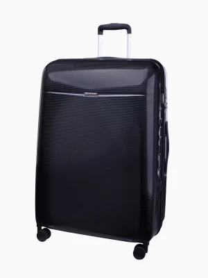 Średnia czarna walizka z policarbonu Puccini