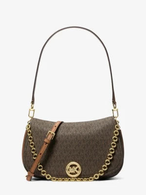 Średnia dwustronna torebka na ramię Nolita z charakterystycznym logo Michael Kors