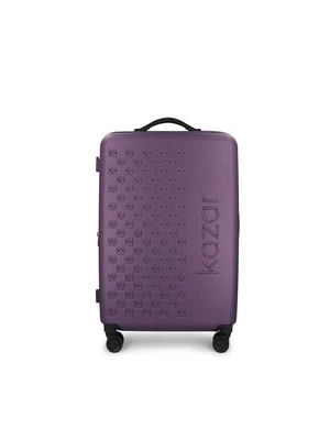 Średnia fioletowa walizka PC z poszerzeniem Kazar
