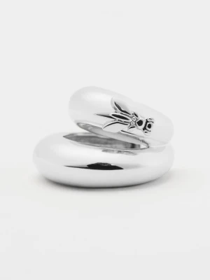 Średnia nausznica Metal Circle PATRIZIA PEPE