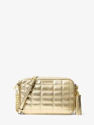 Średnia pikowana torebka Jet Set do przewieszenia przez ramię z metalicznej skóry MICHAEL Michael Kors