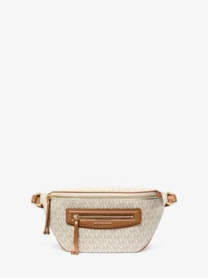 Średnia podróżna torba kurierska Jet Set z charakterystycznym logo MICHAEL Michael Kors