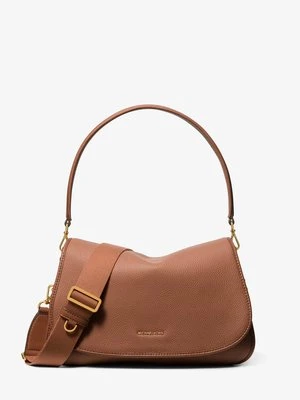 Zdjęcie produktu Średnia przepinana listonoszka Holmes ze skóry groszkowej Michael Kors BRĄZOWY (Brązowy)