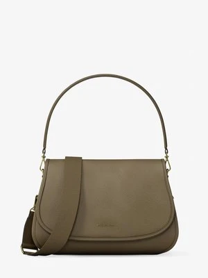 Zdjęcie produktu Średnia przepinana listonoszka Holmes ze skóry groszkowej Michael Kors LODEN (Zielony)