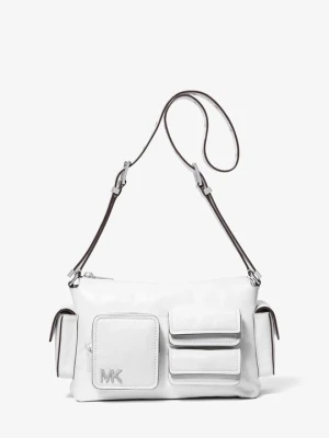 Średnia skórzana torba na ramię Dakota Michael Kors OPTYCZNA BIEL (Biały)