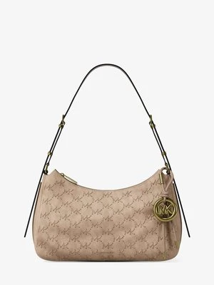 Średnia skórzana torba na ramię Nolita ze ściegiem okładkowym Michael Kors